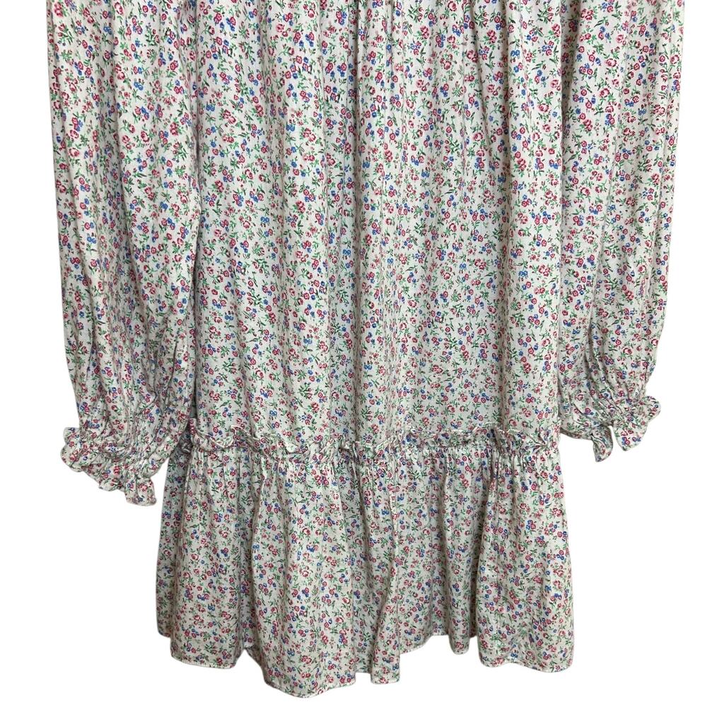 Doen Women’s 'Caton' Morning Glory Floral Mini Nightgown White Est X-Small Small - Picture 8 of 13